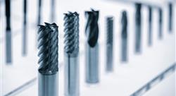 drill bits in a line